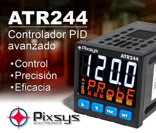 Controlador PID ATR244 de la marca Italiana Pixsys