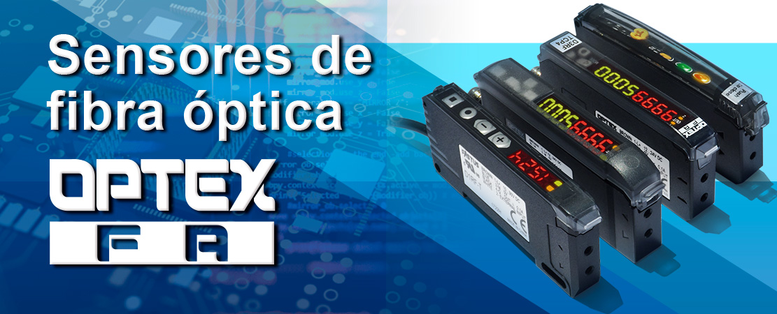 Sensores de fibra óptica OPTEX-FA