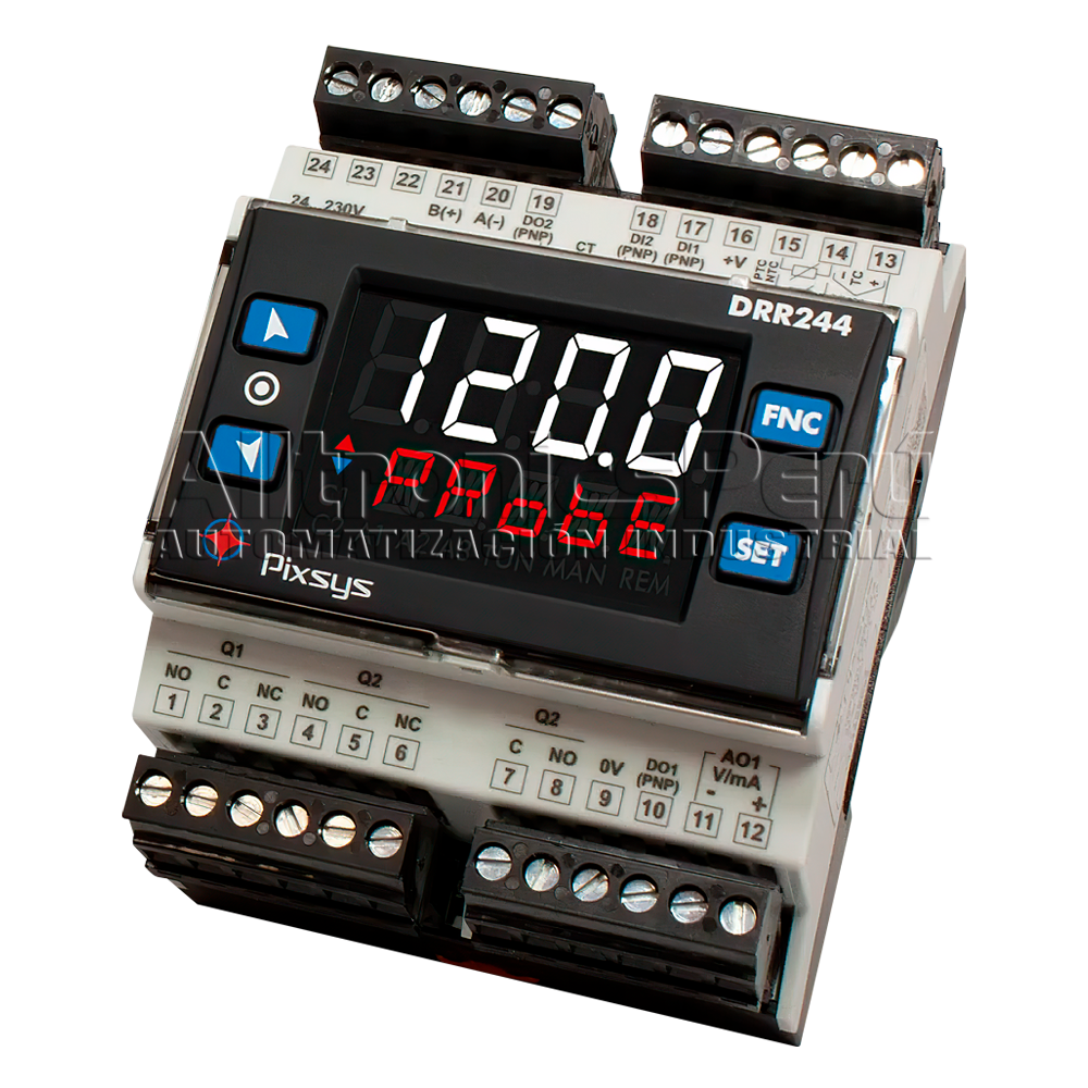 Modelo DRR244 - Controlador PID de carril DIN