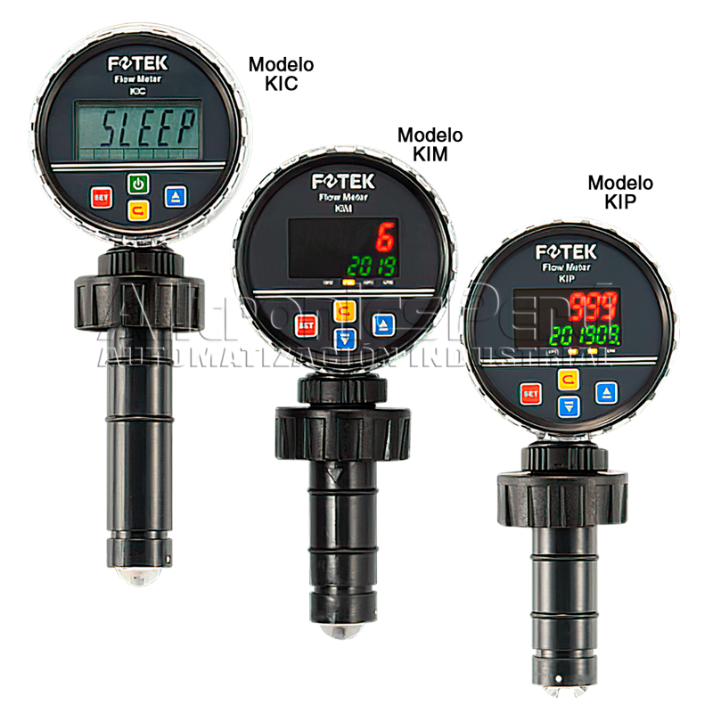 Serie KI - Sensor de paletas y caudalímetro de tipo insertado