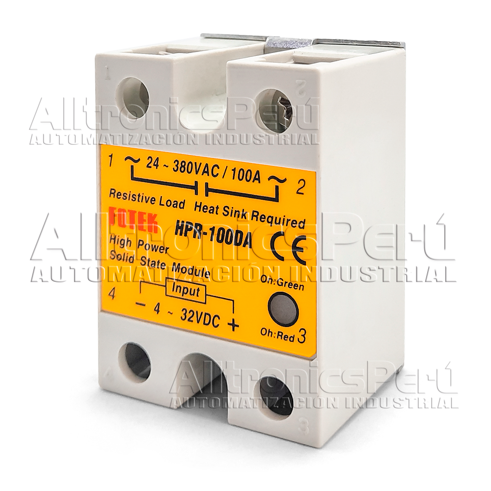 Serie HPR - Modelo HPR-100DA / Relés de estado sólido monofásico